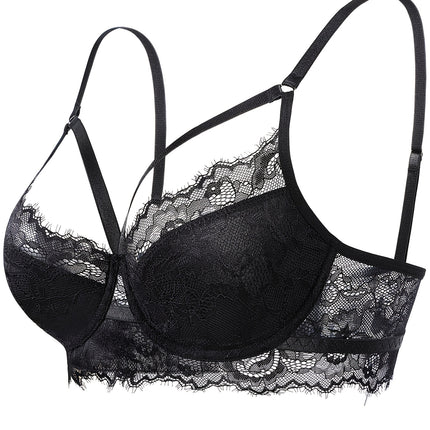 Eyelash Lace Underwire Bra