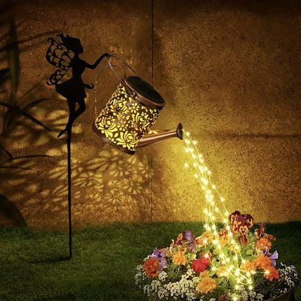 Solar Watering Can Fairy Light - Magical Garden Decor