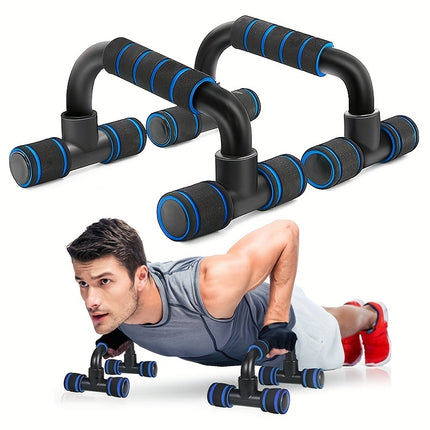 Push Up Bars with Cushioned Foam Grip & Non-Slip Design