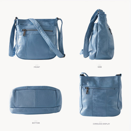 Simple Square Leather Crossbody