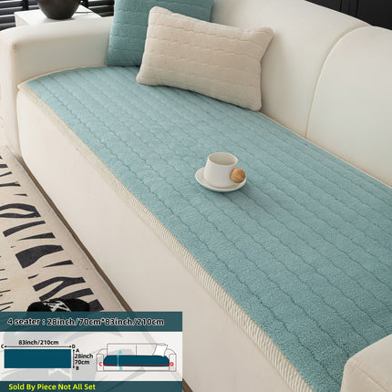 Bohemian Chic Plush Sofa Cover – Cozy, Stylish Protection