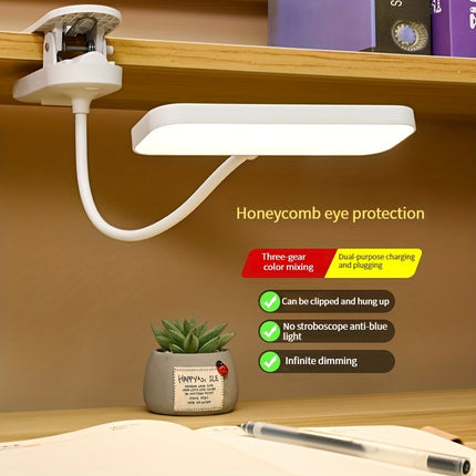 Rechargeable LED Gooseneck Desk Lamp with Touch Control