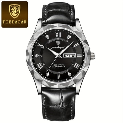 Casual Luminous Dual Calendar Quartz Watch