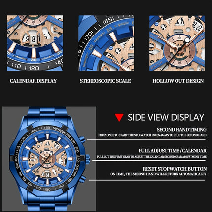 Hollow Quartz Waterproof Student Watch