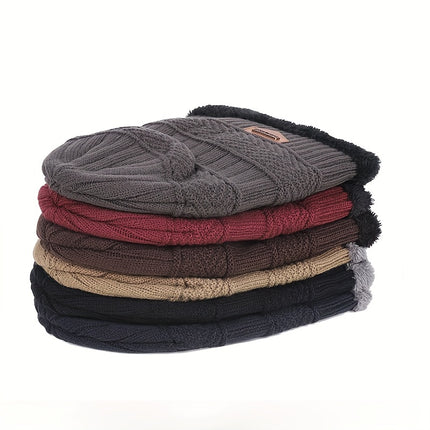 Plus Velvet Men's Beanie Hat