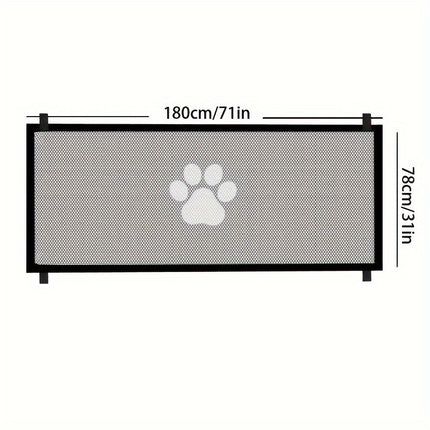 Portable Mesh Pet Gate - Monti Bargains