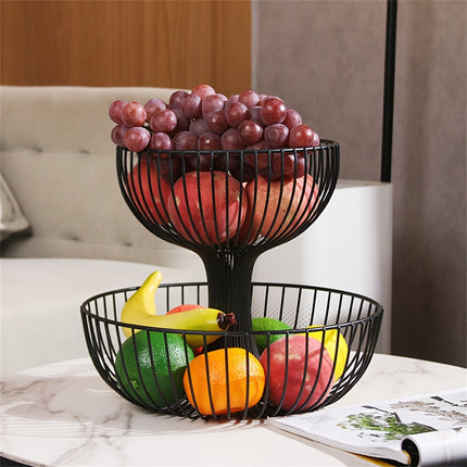 2-Tier Metal Fruit Basket