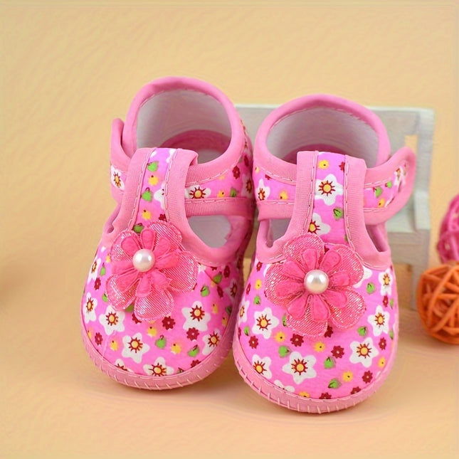 Trendy Flower Sneakers for Baby Girls