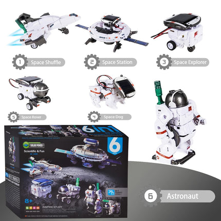 6-in-1 STEM Solar Robot Kit - Monti Bargains