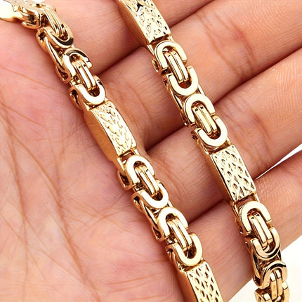 6mm Men's Stainless Steel Chain Set