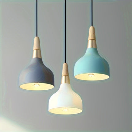 Contemporary 3-Light Pendant Lamp Set – Macaron Art Design