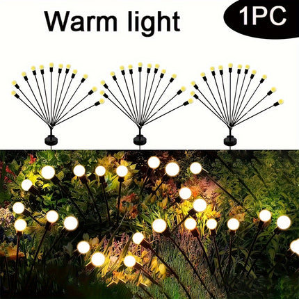 Solar Firefly Lights - Enchanting Glow for Gardens