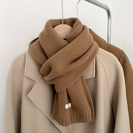 Luxurious 100% Pure Wool Knit Scarf