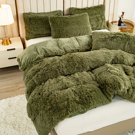 Luxurious Plush Duvet Cover Set - Soft & Cozy