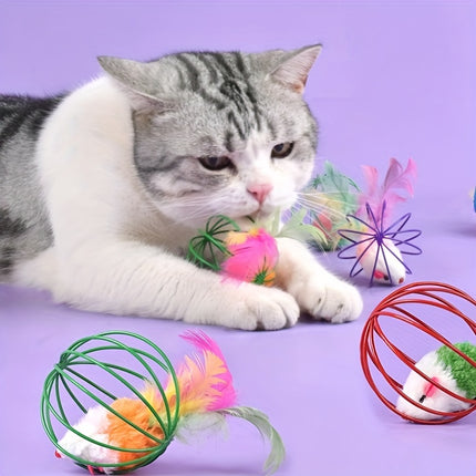 Interactive Cat Toy with Feather Tail – Endless Fun - Monti Bargains