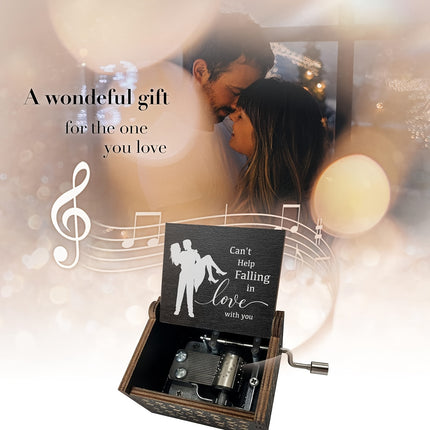 "Can't Help Falling in Love" Music Box - Romantic Gift