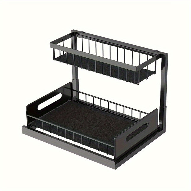Double-Layer Pull-Out Under Sink Organizer