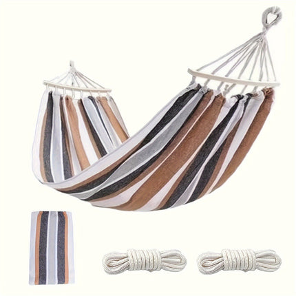 Extra Large Canvas Hammock for Indoor & Outdoor Relaxation