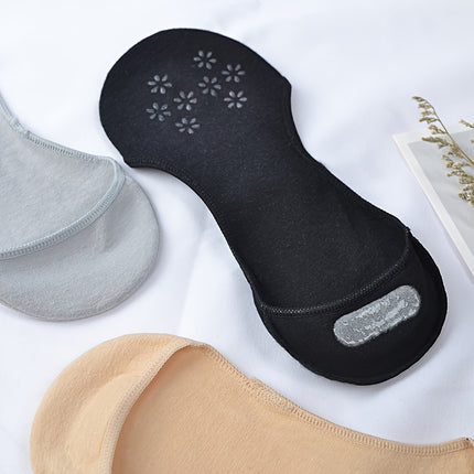 Women's Invisible Anti-Slip Boat Socks (5 Pairs)