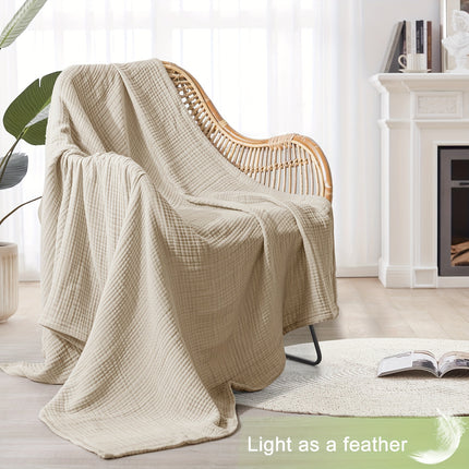 Luxurious 100% Muslin Reversible Comforter – All-Season Quilt