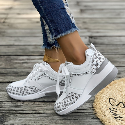 Chic Colorblock Leopard Sneakers