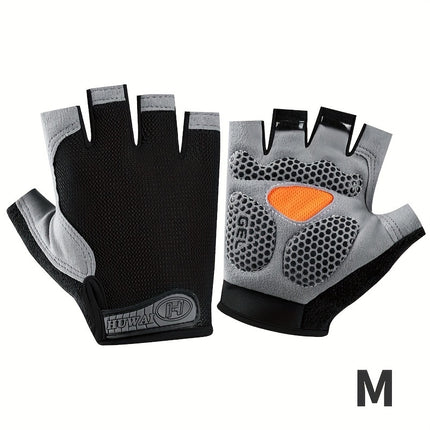 Breathable Half-Finger Sports Gloves for Cycling & Fitness