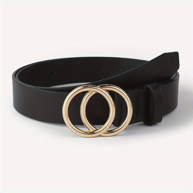 Double Circle Buckle Belt