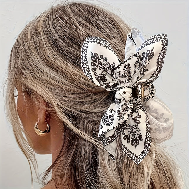 Elegant Blue Butterfly Hair Clip