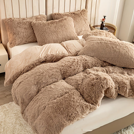 Luxurious Plush Duvet Cover Set - Soft & Cozy