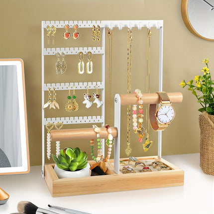 Metal Desktop Jewelry Rack