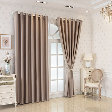 Elegant Beige Blackout Curtains