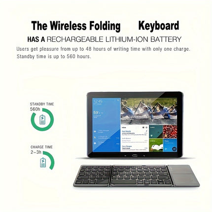 Ultra-Thin Foldable Keyboard - Monti Bargains