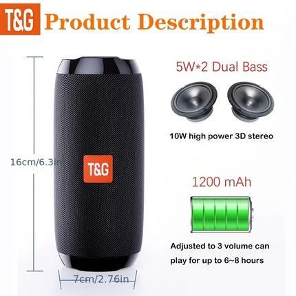 TG117 Wireless Speaker Pro - Monti Bargains