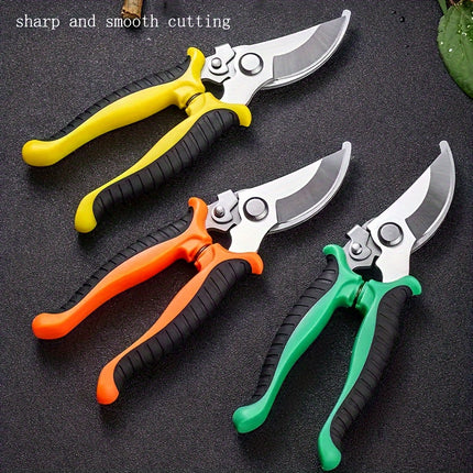 Stainless Steel Pruning Shears for Effortless Garden Trimming