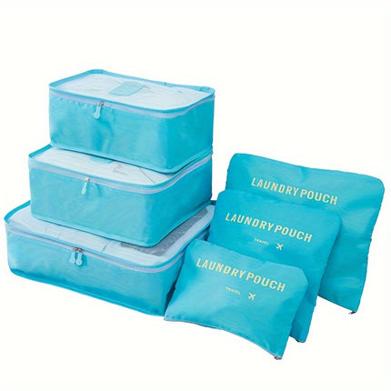 6-Piece Travel Packing Cubes Set