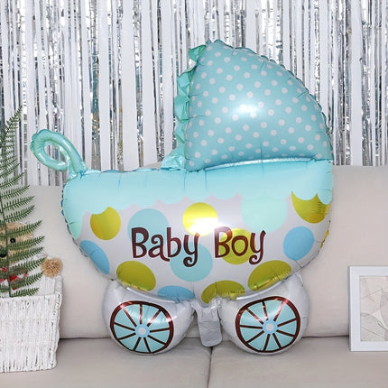 Adorable Baby Cart Gender Reveal Balloon
