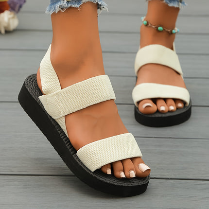 Casual Wedge Heeled Sandals