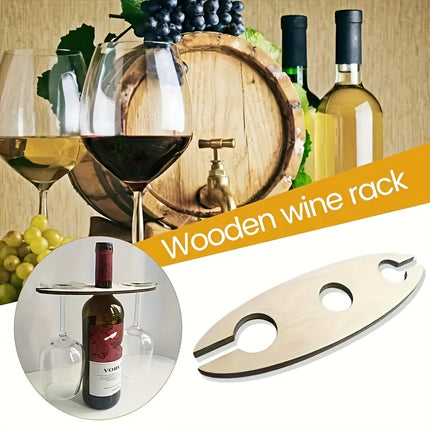 Easy-Install Stackable Wooden Wine Rack – No Assembly Required