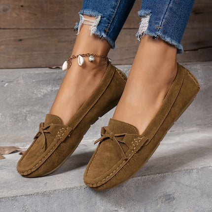 Women's Retro Bow Loafers