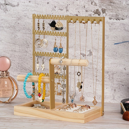 Metal Desktop Jewelry Rack