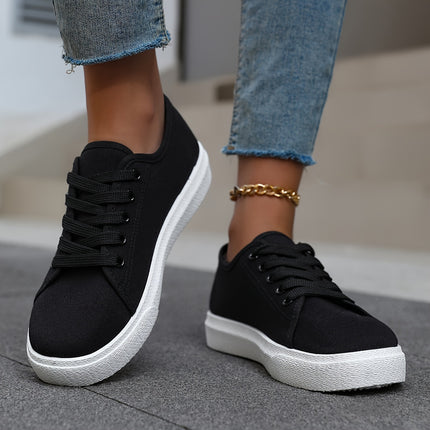 Classic Canvas Lace-Up Sneakers