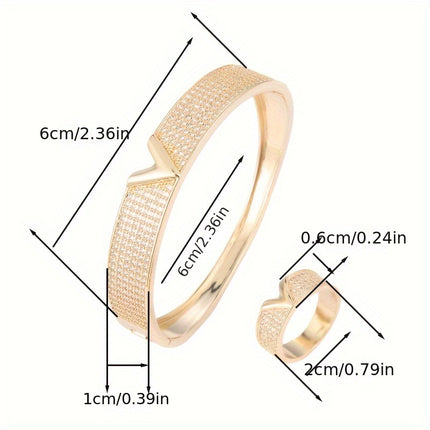 Chic V-Shape Jewelry Set - Monti Bargains