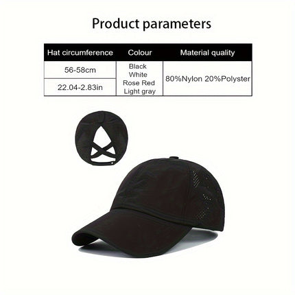 Ponytail Trucker Baseball Cap