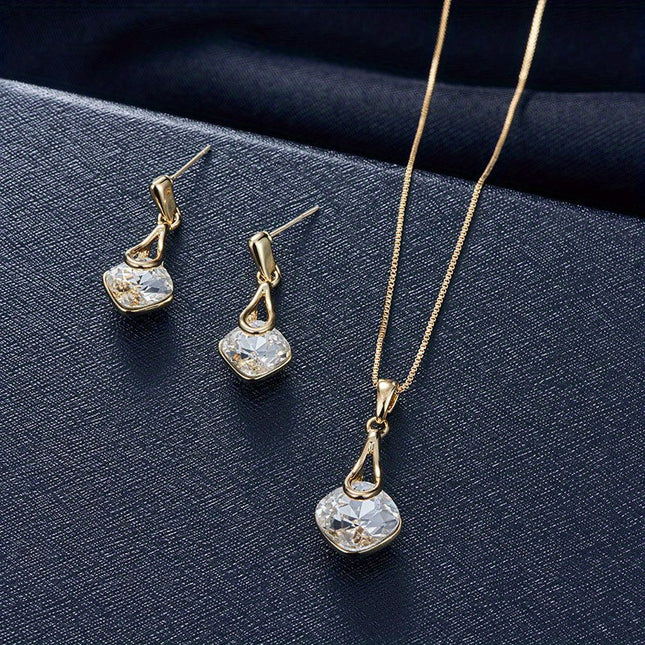 Minimalist Square Jewelry Set