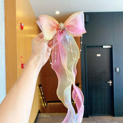 Fantasy Mermaid Princess Hair Ribbon Clip