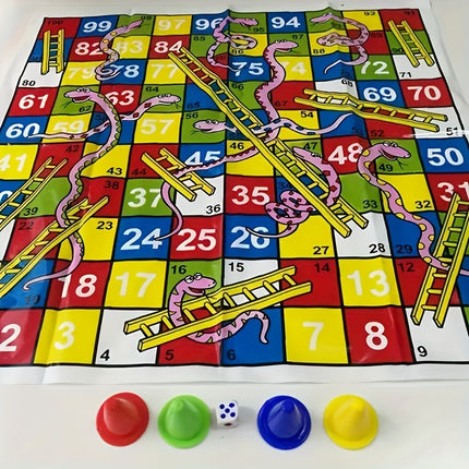 Snakes & Ladders Board Game – Fun Family Strategy Game