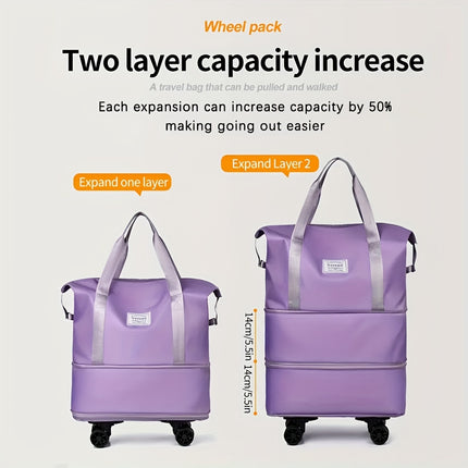 Extra-Large Foldable Travel Bag with Wheels