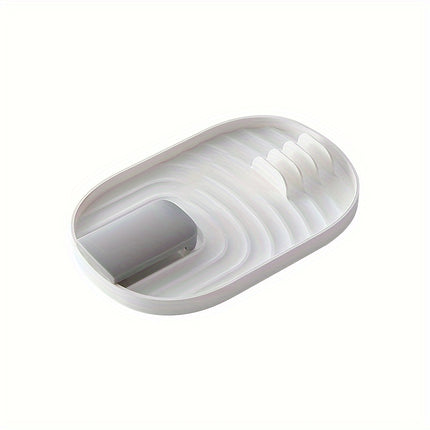 Foldable Pot Lid & Spoon Holder for Kitchen Organization