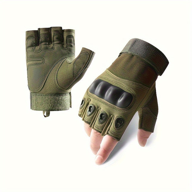 Rider’s Ultimate Half-Finger Gloves - Durable & Breathable