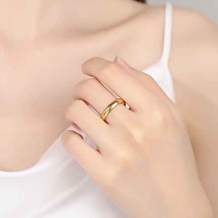 Elegant Unisex Wedding Engagement Ring